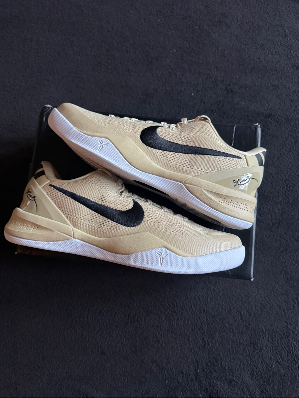 Size 115 Kobe 8 Protro Tb Champagne Gold